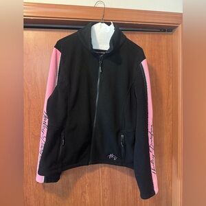 Harley-Davidson Black and Pink Women's Jacket
